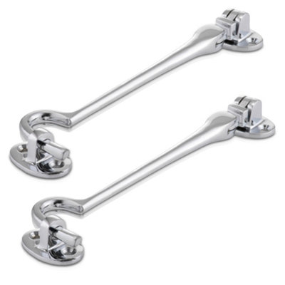 150mm Polished Silver Cabin Hook from B&Q
