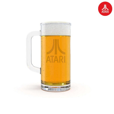 Official Atari Glass Mug1 Pint / 600Ml Glass from B&Q
