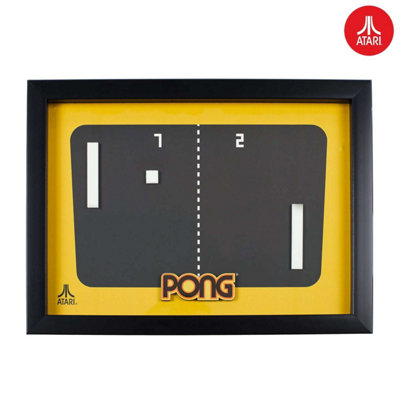 Thumbs Up Black Official Atari 3D Wall Art - Pong Collection In - Image 8