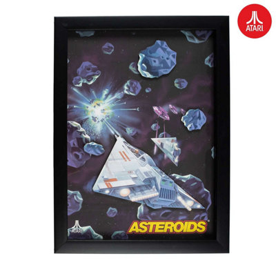 Official Atari 3D Wall ArtAsteroids Collection from B&Q