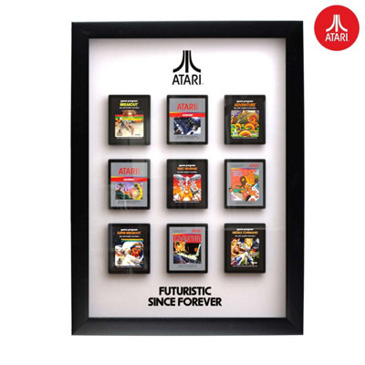 Atari Golden Official 3D Wall Art - Cartridge Collection