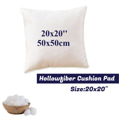 CHILIMILII Hollowfiber Cushion Pads Insert Filler Inner Scatters Deep Filled Plump Cushion from B&Q