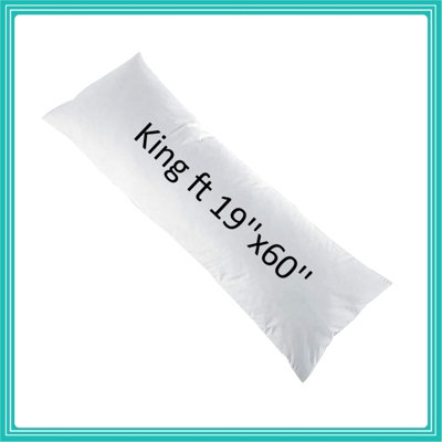 CHILIMILII Duck Feather & Down Bolster Pillow Full Body Back Neck Leg Support Maternity Orthopedic Nursing Long Cushions from B&Q
