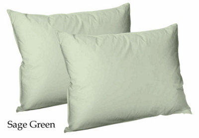 CHILIMILII Polycotton Pair Of Pillowcases Plain Dyed Housewife Pillow Covers 50X75 Cm from B&Q