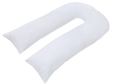 Chilimilii 12Ft U Pillow Cases Polycotton Soft Anti-Allergenic Washable Pillow Covers (White) from B&Q