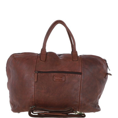 Large Ashwood Leather Travel Holdall from B&Q