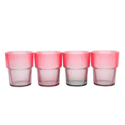 Summerhouse By Navigate Coconut Grove Ombre Set Of 4 Stacking Tumblers from B&Q