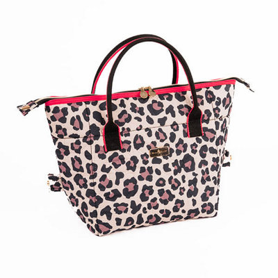 B&Q -  Oxford Leopard Convertible Lunch Bag