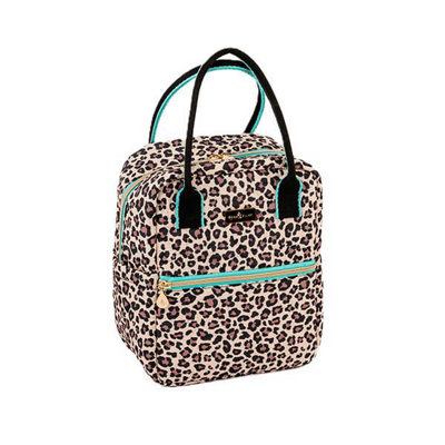 B&Q -  Oxford Leopard Upright Lunch Bag