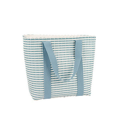 Summerhouse By Navigate Portofino 20L Woven Insulated Basket Bag Bay Blue from B&Q