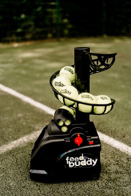 Feed Buddy - Automatic Tennis Ball Machine - Black - Image 3