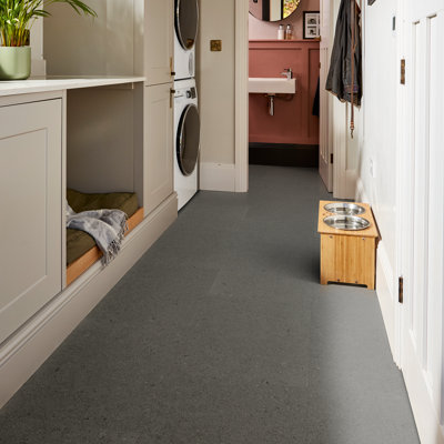 Palio By Karndean Black Marble Effect Embossed Luxury Vinyl Click Tile2.74M² from B&Q