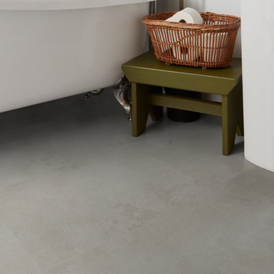 Palio By Karndean Grey Concrete Effect Embossed Luxury Vinyl Click Tile2.74M² from B&Q