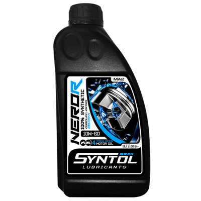 Syntol 10W60 Motorcycle Oil Fully Synthetic 4 Stroke Jaso Ma Ma2 10W-60 Api Sn 1L