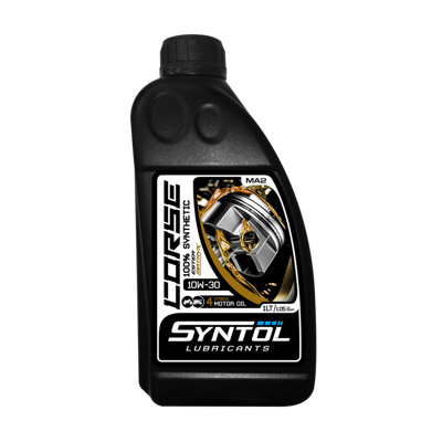 Syntol Corse 4T 10W-40 100% Synthetic Motorcycle Engine Oil Jaso Ma/Ma2 1L