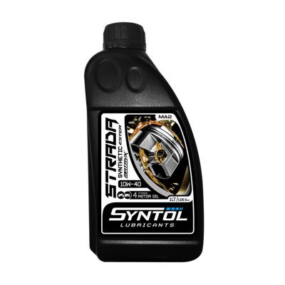 Syntol 10W40 Motorcycle Engine Oil Fully Synthetic 4 Stroke Jaso Ma / Ma2 1L