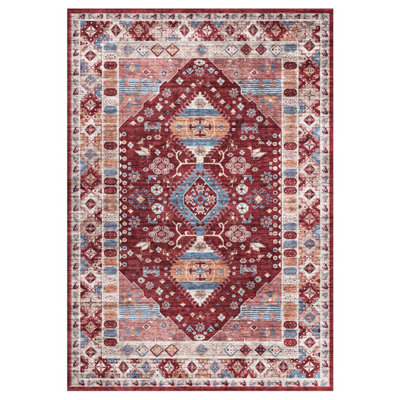  - Silk Road Red Madar Medium Rug(L)160Cm X (W)120Cm