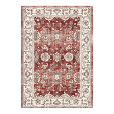  - Silk Road Red Jasru Medium Rug(L)160Cm X (W)120Cm