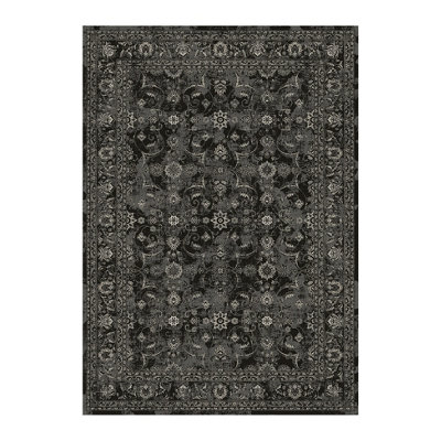  - Silk Road Charcoal Nuza Medium Rug(L)160Cm X (W)120Cm