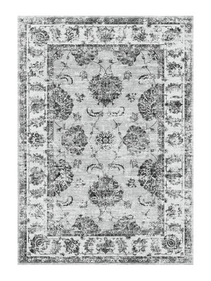  - Silk Road Grey Traditional Large Rug(L)230.5Cm X (W)160Cm