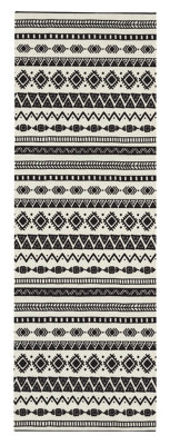 Kensington Black/white Aztec Heavy Duty Mat150Cm X 50Cm from B&Q