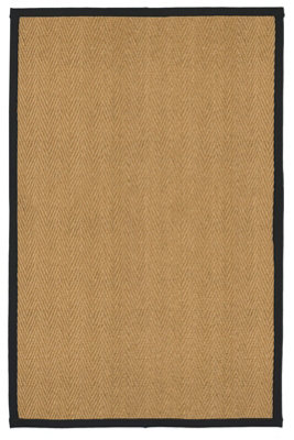 BrownBlack Herringbone Weave Large Rug(L)200Cm X (W)135Cm from B&Q