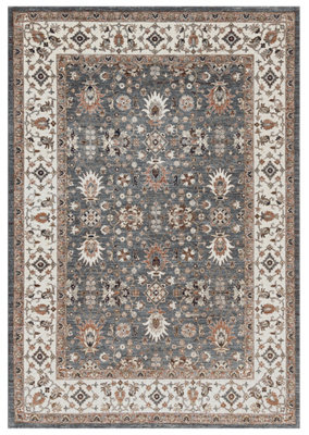  - Jasmin Grey Persian Medium Rug(L)170Cm X (W)120Cm