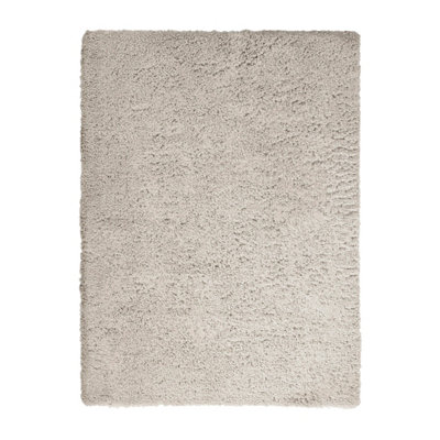 Supersoft Latte Plain Medium Rug(L)170Cm X (W)120Cm from B&Q