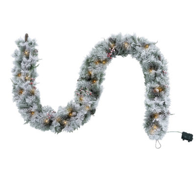 Festive Christmas 70 Warm White Led Aurora Winter Glow Christmas Garland 270Cm - Image 7