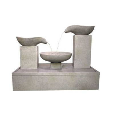 B&Q -  Sanur Fountain Mains Power Water Feature