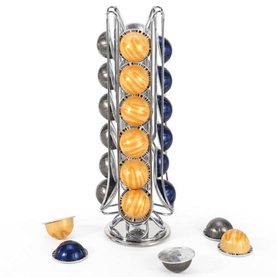 Vinsani Chrome 24 Coffee Pod Stand 1010279 from B&Q