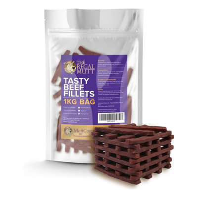 The Regal MuttTasty Beef Fillets1Kg Bag from B&Q