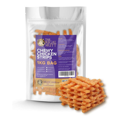The Regal MuttChewy Chicken Strips1Kg Bag from B&Q