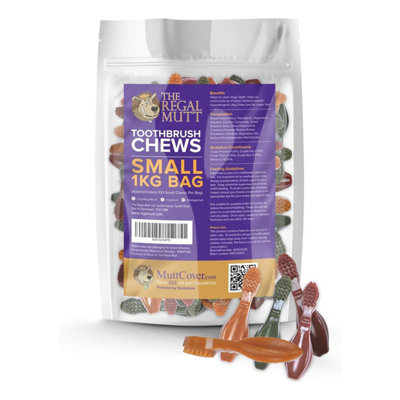 The Regal MuttToothbrush ChewsSmall1Kg Bag from B&Q