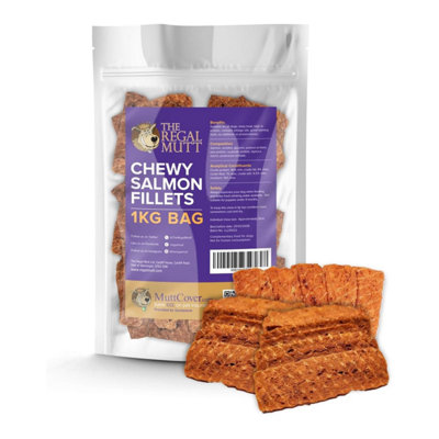 The Regal MuttChewy Salmon Fillets1Kg Bag from B&Q