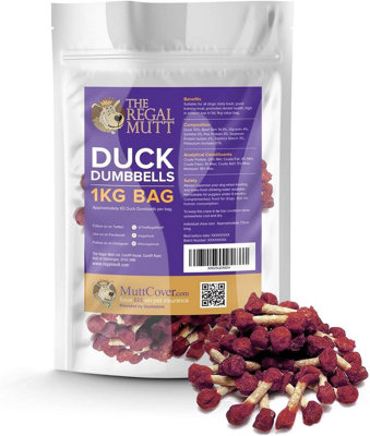 The Regal MuttDuck Dumbbells1Kg Bag from B&Q