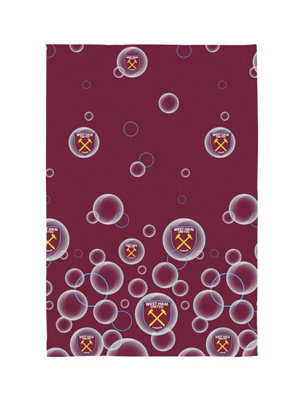 West Ham Forever Blowing Bubbles Fleece Blanket from B&Q
