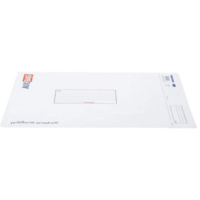 KSP PARTNERS LTD Ksp -White Premium Mailing Bags Postal Poly Pack Postage Clothes Strong Size Large from B&Q