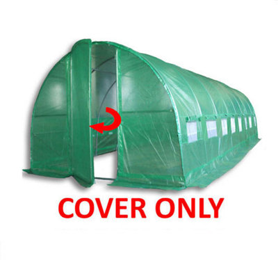Crocodile Trading 8M X 3M (27' X 10' Approx) Pro+ Green Polytunnel Replacement Cover from B&Q