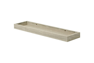 Mastershelf Vintage Oak Floating Multi Shelf 60X15X4Cm from B&Q