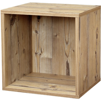 Mastershelf Floor/wall Cube Driftwood (Clic) from B&Q