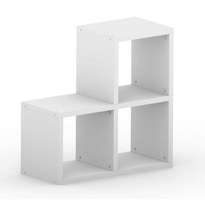 Mastershelf Modular Step White  74L X 76H X 32.8D from B&Q