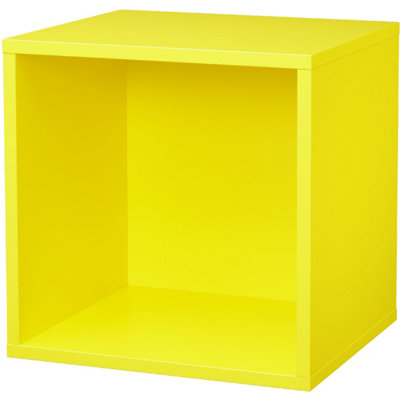Mastershelf Floor/wall Cube Lemon (Clic) from B&Q