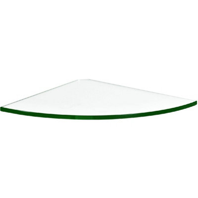 Mastershelf Glass Corner Shelf  25X25X0.8Cm from B&Q