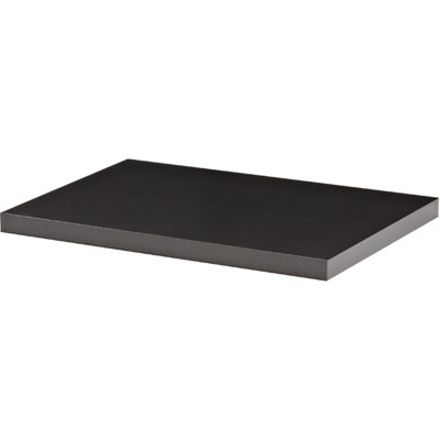 Mastershelf Sumo Black Shelf 45X30X2.5Cm from B&Q