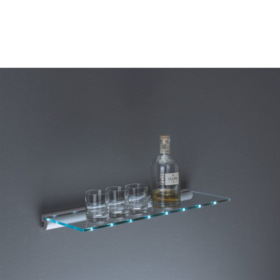 Mastershelf Led Lit Glass Shelf Kit 60X20X0.8Cm from B&Q