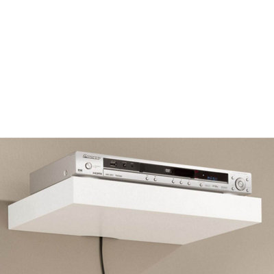Mastershelf Media Floating Shelf 44.5X30X5Cm from B&Q