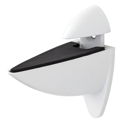 Mastershelf Ara White Bracket (Pair) from B&Q