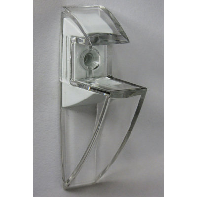 Mastershelf Transparent 1.9Cm Clips  (Pair) from B&Q