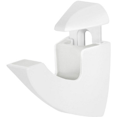 Mastershelf Scoop Bracket White (Pair) from B&Q
